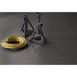 G-Floor Diamond Tread 10 ft. x 24 ft. Slate Grey Commercial Grade Vinyl Garage Flooring Cover and Protector