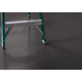 G-Floor Diamond Tread 5 ft. x 10 ft. Slate Grey Commercial Grade Vinyl Garage Flooring Cover and Protector