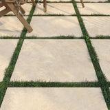 Sample – Slate White 6 in. x 6 in. x 0.75 in. Stone-Look Porcelain Paver