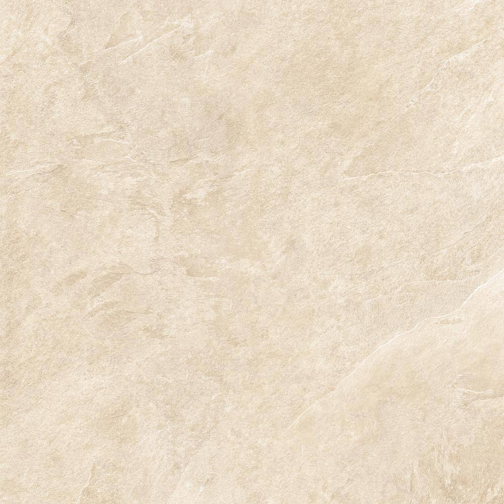 Sample – Slate White 6 in. x 6 in. x 0.75 in. Stone-Look Porcelain Paver