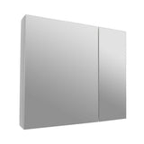 DEERVALLEY Rectangular Aluminum Frameless 30 in. W x 26 in. H Double-Door Surface Mount Bathroom Medicine Cabinet with Mirror