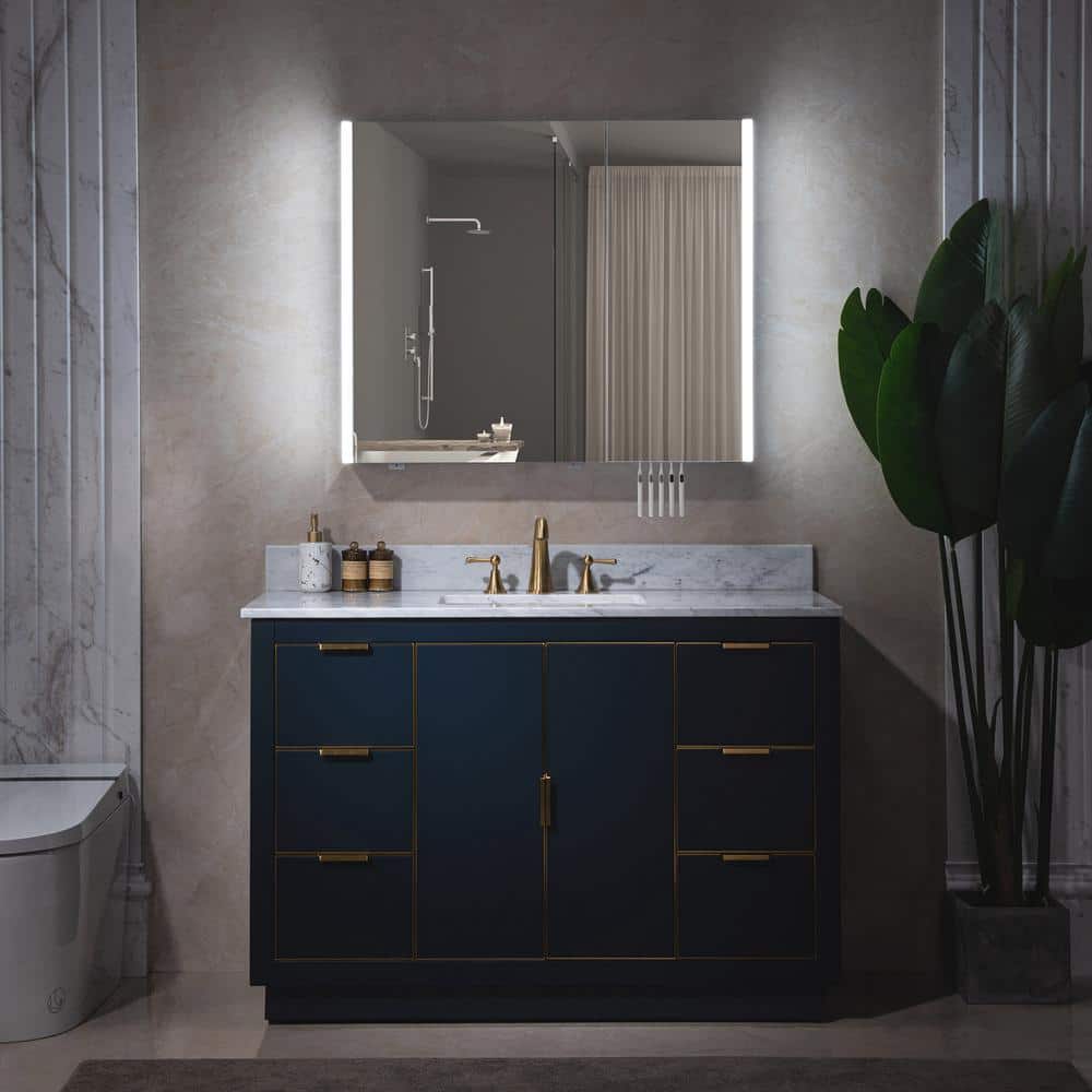 WOODBRIDGE 36 in. W x 30 in. H Surface-Mount Bathroom Medicine Cabinet with Mirror