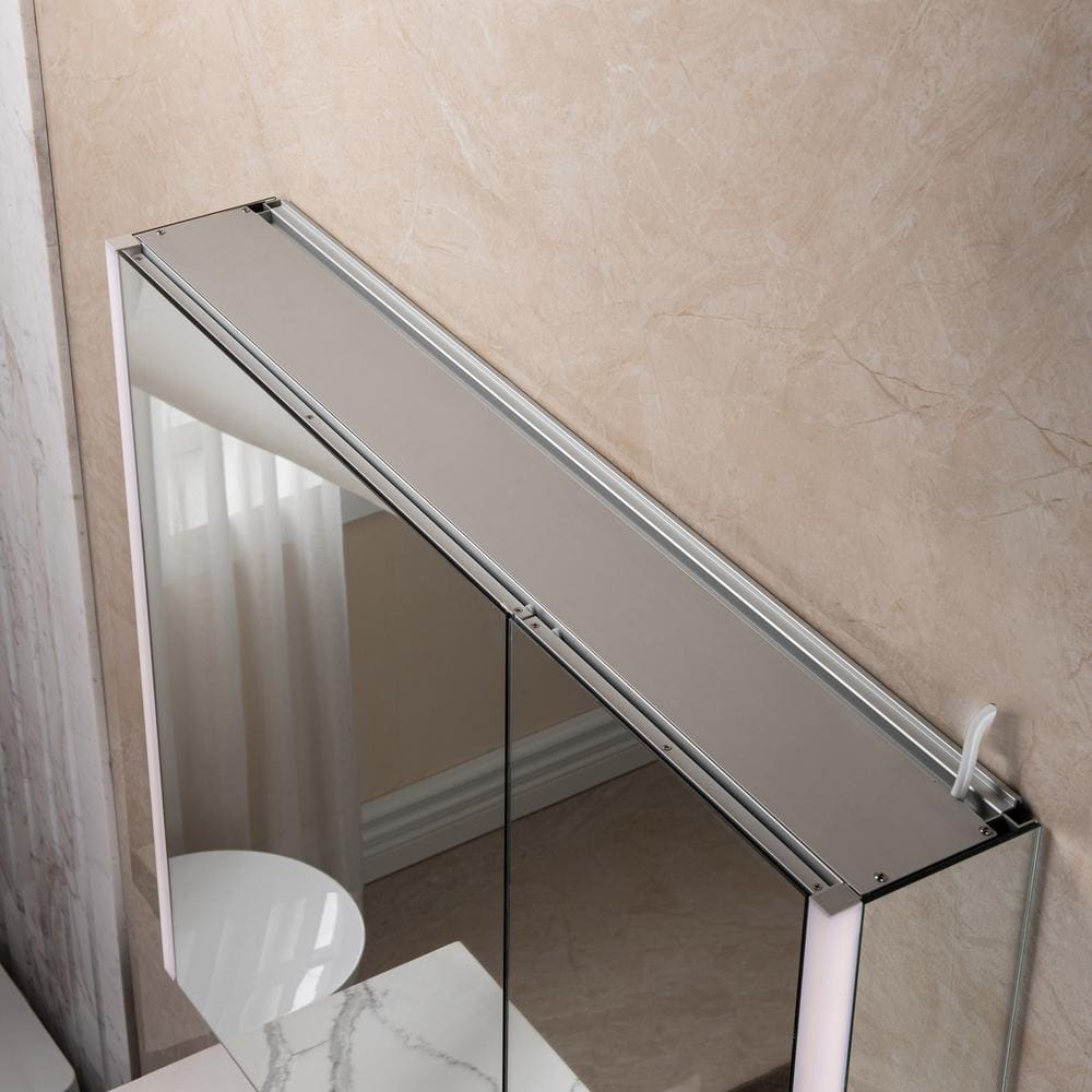 WOODBRIDGE 36 in. W x 30 in. H Surface-Mount Bathroom Medicine Cabinet with Mirror
