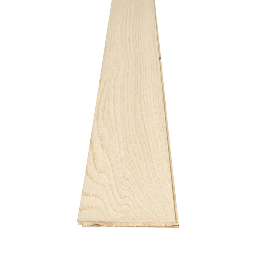 Mohawk Celestial Sky Smoked Oyster Oak 0.37 in. T x 5 in. W Wirebrushed Engineered Hardwood Flooring (29.53 sq. ft./case)