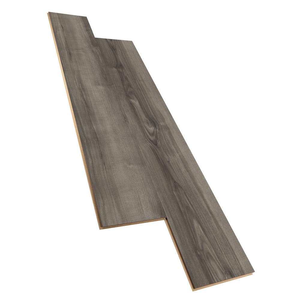 Krono Original Smokey Heirloom Ash 10 mm T x 8 in. W Waterproof Laminate Wood Flooring (18.6 sqft/case)