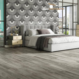 DuraDecor Polished Pro Smokey Stone 8 MIL x 6 in. W x 48 in. L Glue Down Waterproof Luxury Vinyl Flooring (3120 sq. ft./pallet)