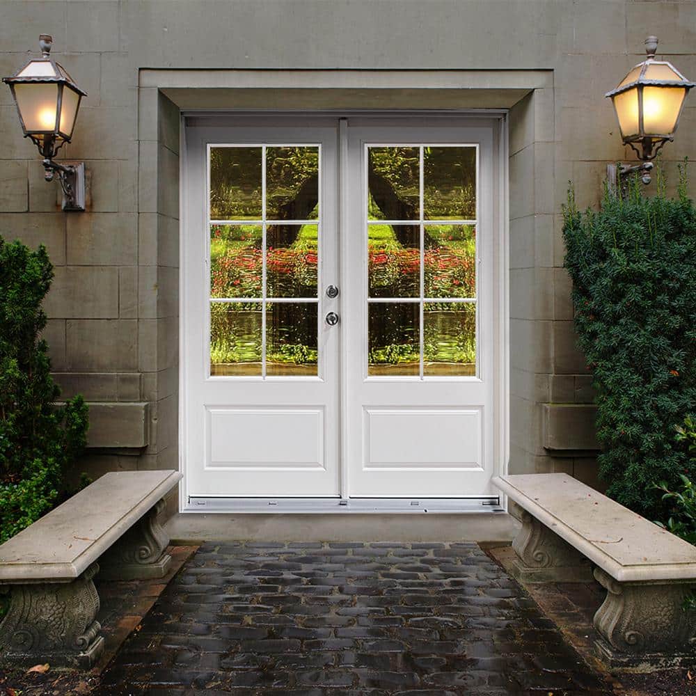3/4 Lite Hinged Patio Double  Door