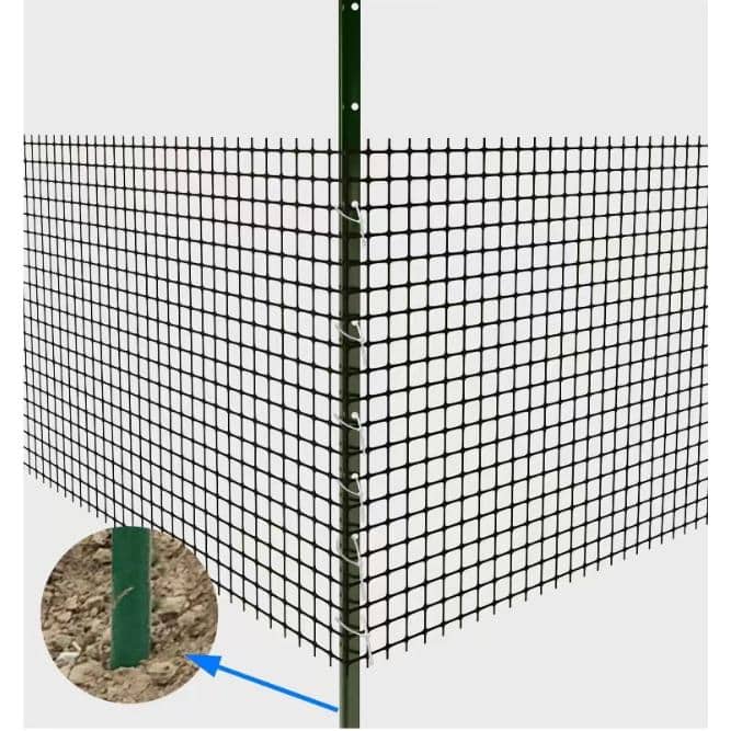 6.56 ft. x 82 ft. 4.6 oz. Plastic PP Stretch Net Deer Net Protective Net Fence Net Household