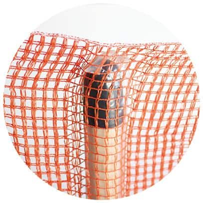 4 ft. x 50 ft. Orange Barrier Fence with Pocket Net Technology