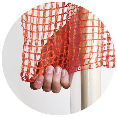 4 ft. x 50 ft. Orange Barrier Fence with Pocket Net Technology