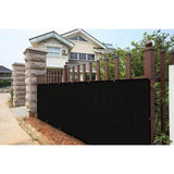 Privacy Fence Screen Heavy-Duty 90% Blockage Shade Cover Fencing Net for Wall Garden Gazebo Backyard, 3 x 12 ft., Black