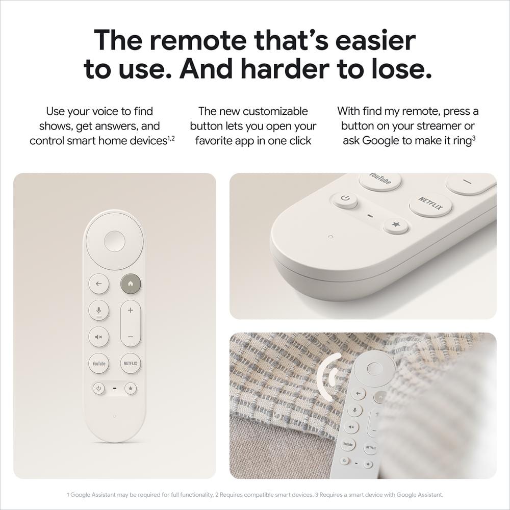 Google TV Streamer (4K) with Voice Remote
