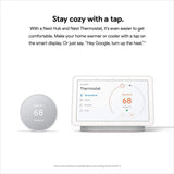 Google Nest Thermostat - Smart Programmable Wi-Fi Thermostat - Snow