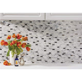 Daltile Snow Illusion 2-5/8 in. x 12 in. Marble Decorative Accent Wall Tile (0.2188 sq. ft. per Piece)