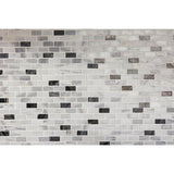 Daltile Snow Illusion 2-5/8 in. x 12 in. Marble Decorative Accent Wall Tile (0.2188 sq. ft. per Piece)