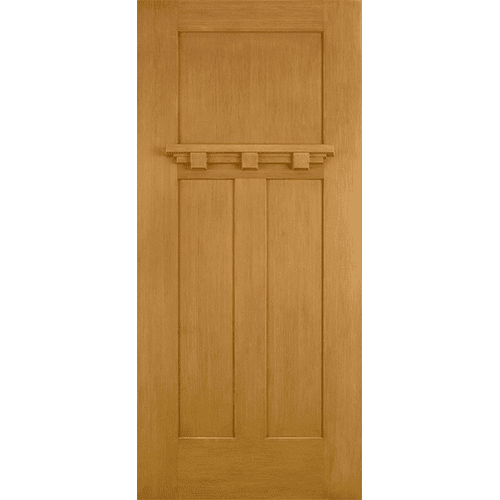 Pella 36-in x 80-in Fiberglass Craftsman Right-Hand Inswing Sage Painted Prehung Single Front Door with Brickmould, Insulating Core