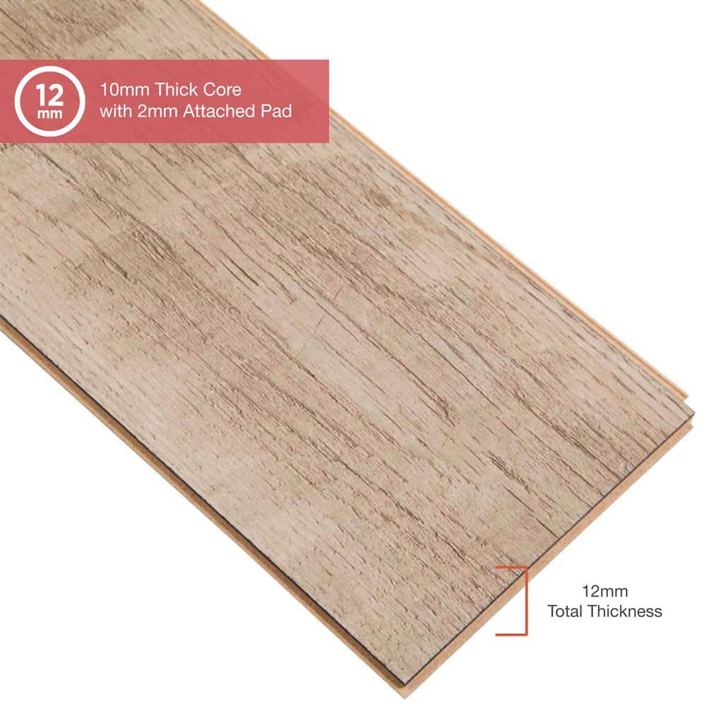 Pergo Outlast+ Southport Oak 12 mm T x 6.1 in. W Waterproof Laminate Wood Flooring (16.12 sqft/case)