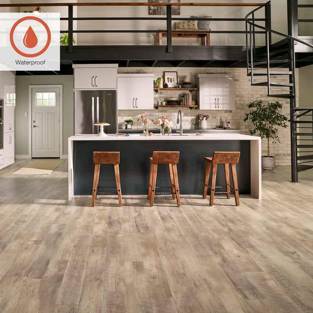 Pergo Outlast+ Southport Oak 12 mm T x 6.1 in. W Waterproof Laminate Wood Flooring (16.12 sqft/case)