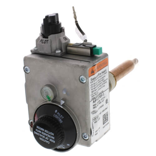 Rheem SP20166A gas valve - front view (Type: Natural Gas (NG); Product Type: Gas Valve)