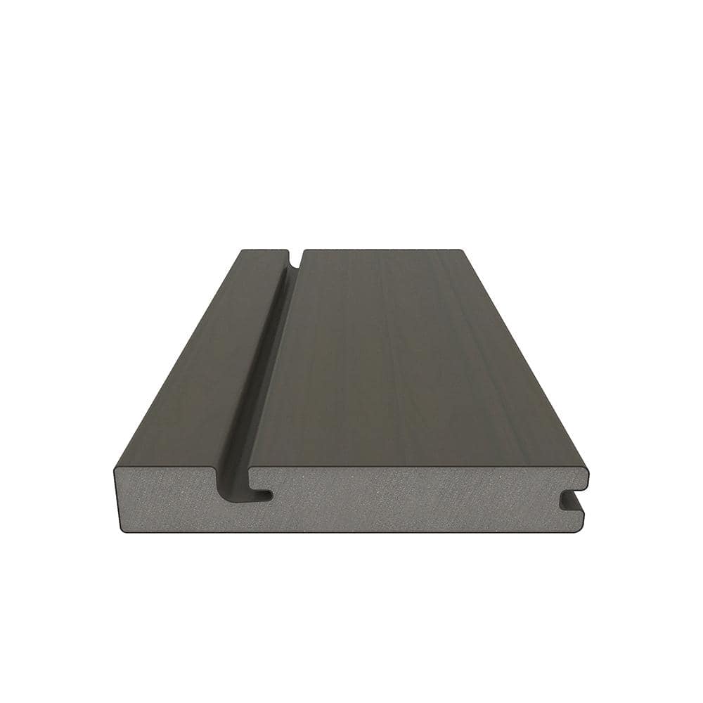 NewTechWood UltraShield Naturale Columbus 1 in. x 6 in. x 8 ft. Spanish Walnut Hybrid Composite Decking Board