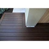 NewTechWood UltraShield Naturale Columbus 1 in. x 6 in. x 8 ft. Spanish Walnut Hybrid Composite Decking Board