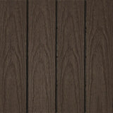 NewTechWood UltraShield Naturale 1 ft. x 1 ft. Quick Deck Outdoor Composite Deck Tile Sample in Spanish Walnut