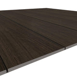 NewTechWood UltraShield 0.6 in. x 12 in. x 12 in. Spanish Walnut Fascia Composite Decking Board Sample