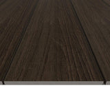 NewTechWood UltraShield 0.6 in. x 12 in. x 12 in. Spanish Walnut Fascia Composite Decking Board Sample