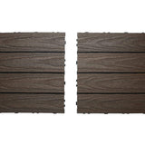 NewTechWood UltraShield Naturale 1 ft. x 2 ft. Quick Deck Outdoor Composite Deck Tile in Spanish Walnut (20 sq. ft. Per Box)