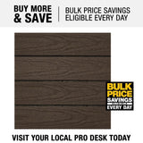 NewTechWood UltraShield Naturale 1 ft. x 1 ft. Quick Deck Outdoor Composite Deck Tile in Spanish Walnut (10 sq. ft. per Box)