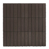 NewTechWood UltraShield Naturale 1 ft. x 1 ft. Quick Deck Outdoor Composite Deck Tile in Spanish Walnut (10 sq. ft. per Box)