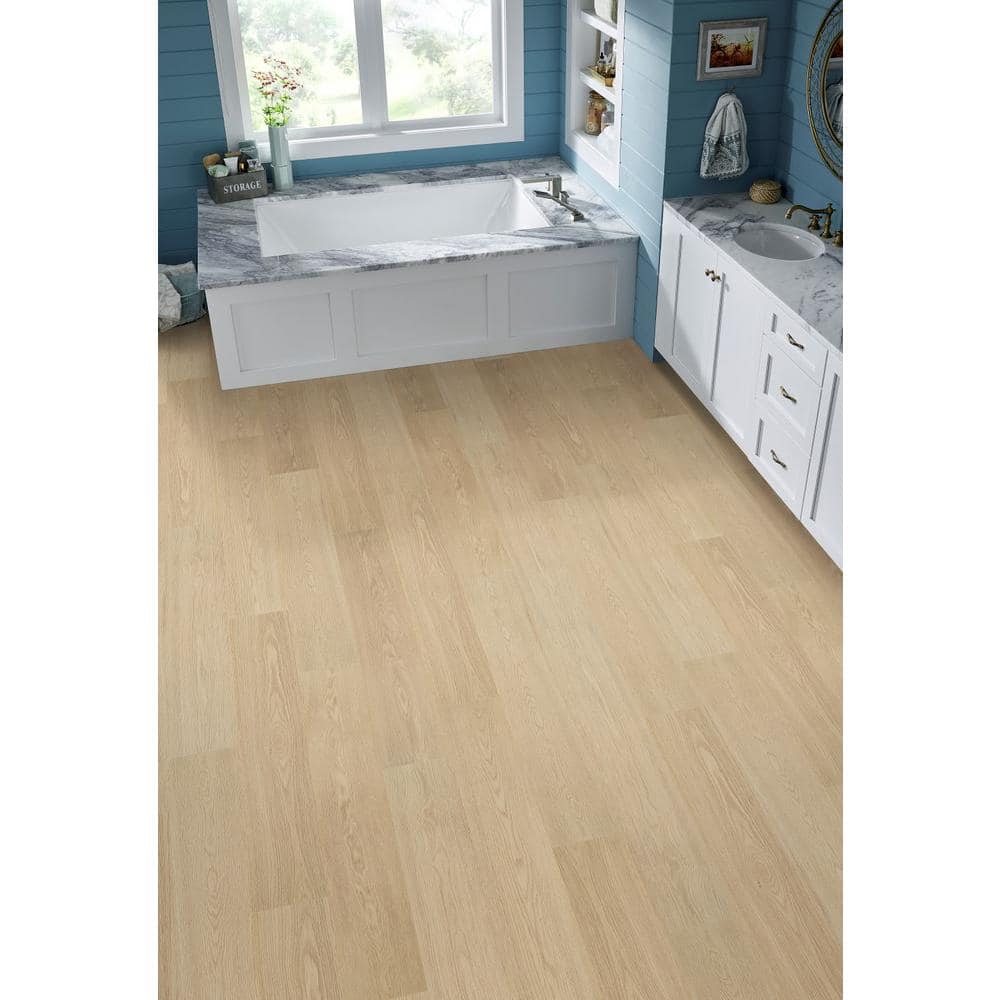 Pergo Outlast+ Sparrow Patel Oak 12 mm T x 7.4 in. W Waterproof Laminate Wood Flooring (19.63 sq. ft./Case)