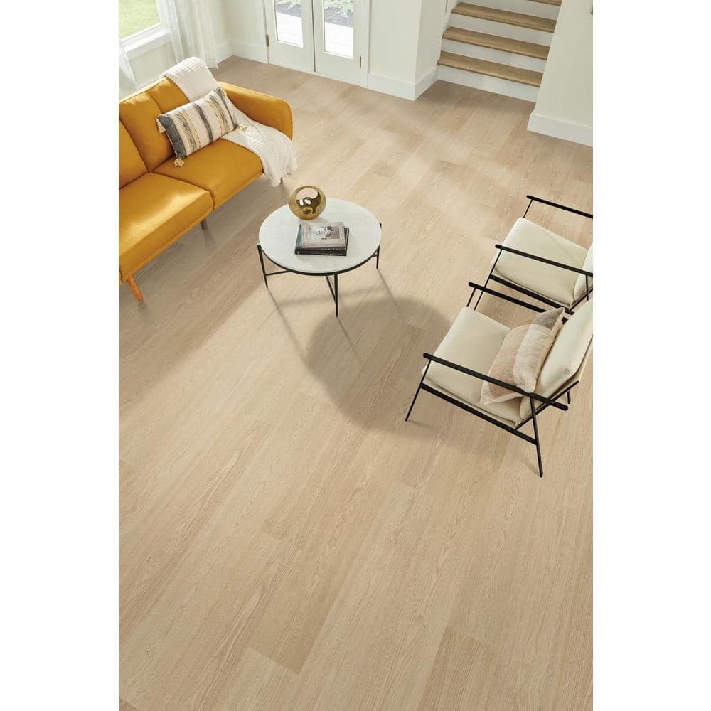 Pergo Outlast+ Sparrow Patel Oak 12 mm T x 7.4 in. W Waterproof Laminate Wood Flooring (19.63 sq. ft./Case)