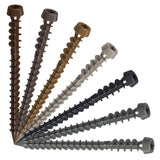 SPAX #10 x 2-3/4 in. Exterior Cylindric Head Composite Deck Screws Gray Torx T-Star (350 Each) 5 LB Bit Included