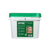 SPAX #10x3 in. Exterior Trim Head Stainless Steel Wood Deck Screws Powerdeck TorxT-Star Plus(1500 Each)Bulk Pail Bit Included