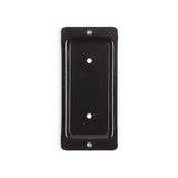 Stamped Black Metal Bracket
