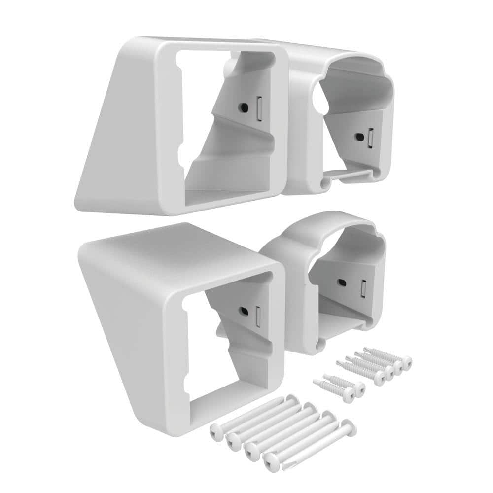 Bella Premier Series Rail White Stair Bracket Kit