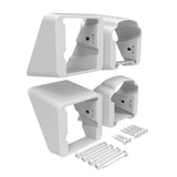 Bella Premier Series Rail White Stair Bracket Kit