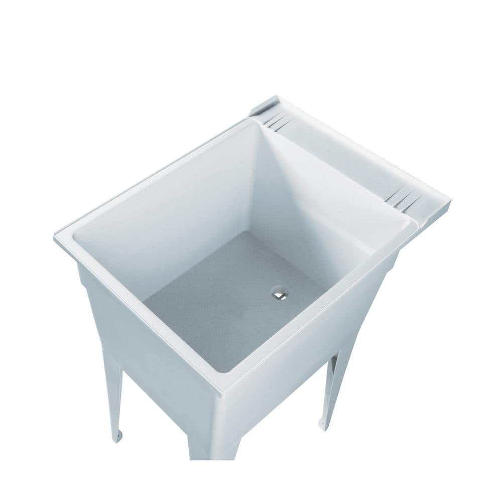 RUGGED TUB 18 in. x 24 in. Granite Utility Laundry Sink - Heavy Duty Polypropylene