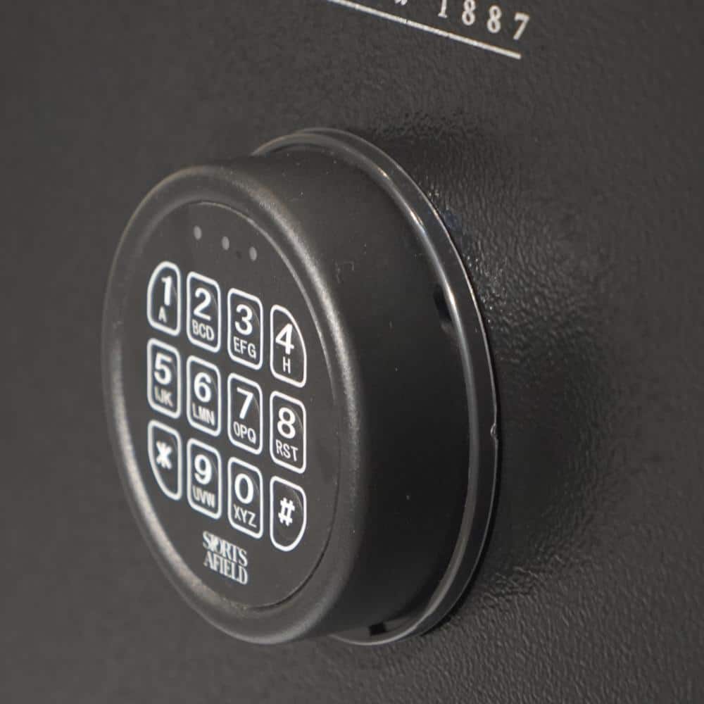 Sports Afield 30-Gun Fireproof Electronic Lock Gun Safe, Black
