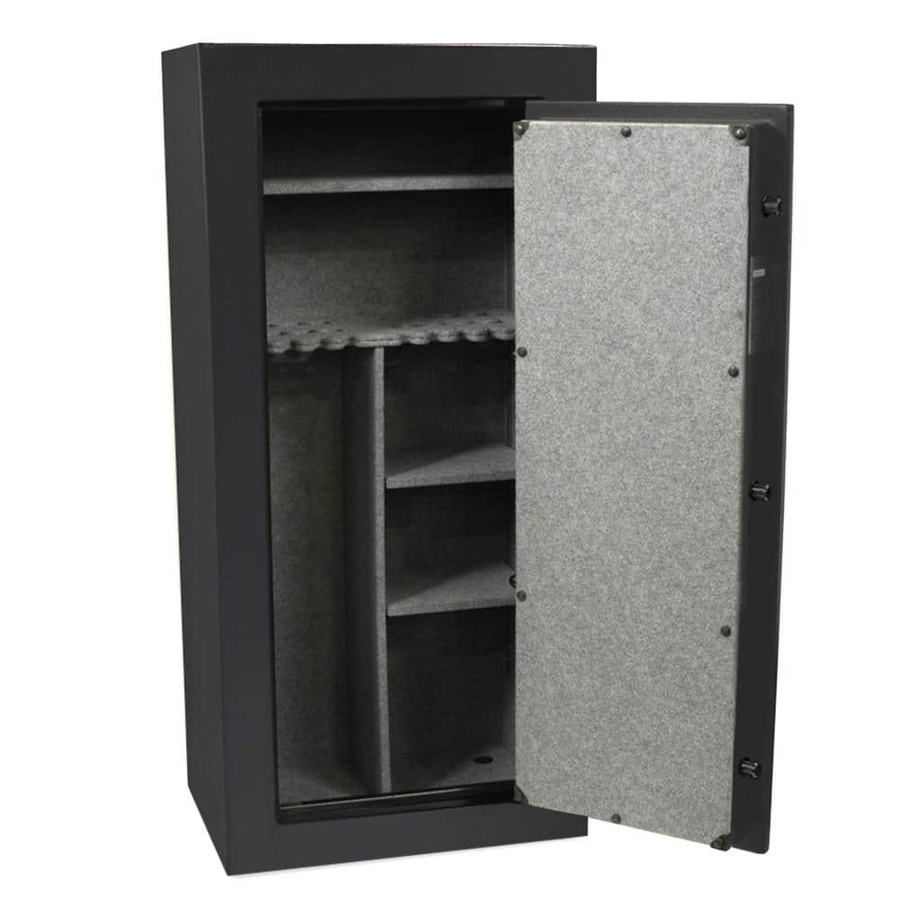 Sports Afield 30-Gun Fireproof Electronic Lock Gun Safe, Black
