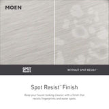 Moen HydroRoller Massage 3-Spray 7.5 in. Dual Handheld Shower Head with Body Spray, Spot Resist Brushed Nickel