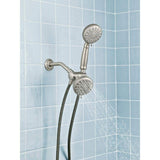 Banbury 5-spray 4 in. Dual Shower Head and Handheld Shower Head in Spot Resist Brushed Nickel by Moen