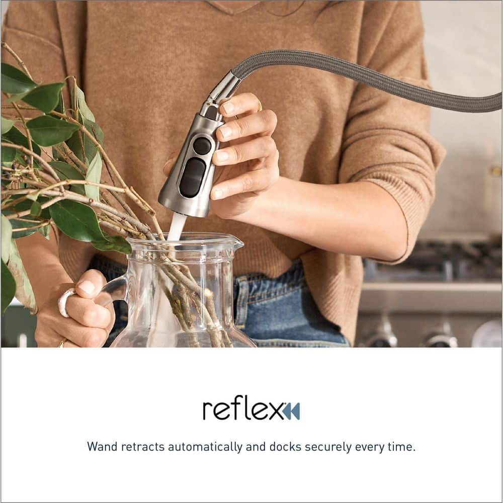 Moen Align Single-Handle Touchless Pull-Down Sprayer Kitchen Faucet with MotionSense and Power Clean, Spot Resist Stainless