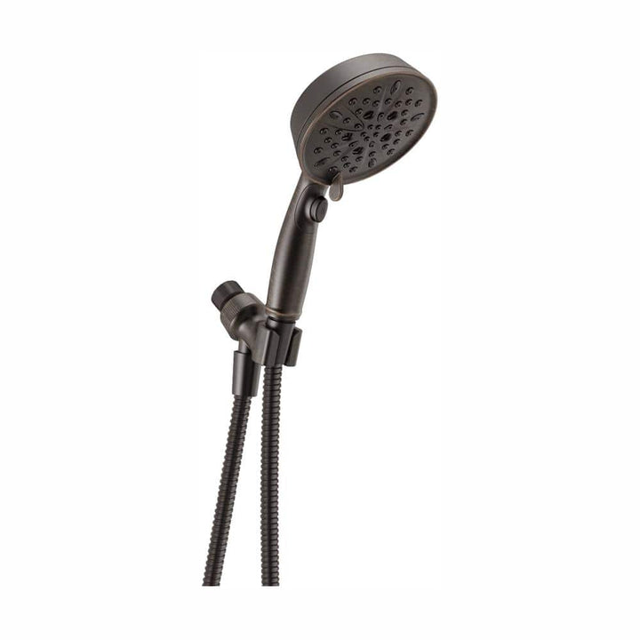 Delta 7-Spray 5 in. Single Wall-Mount Handheld Shower Head, SpotShield Venetian Bronze