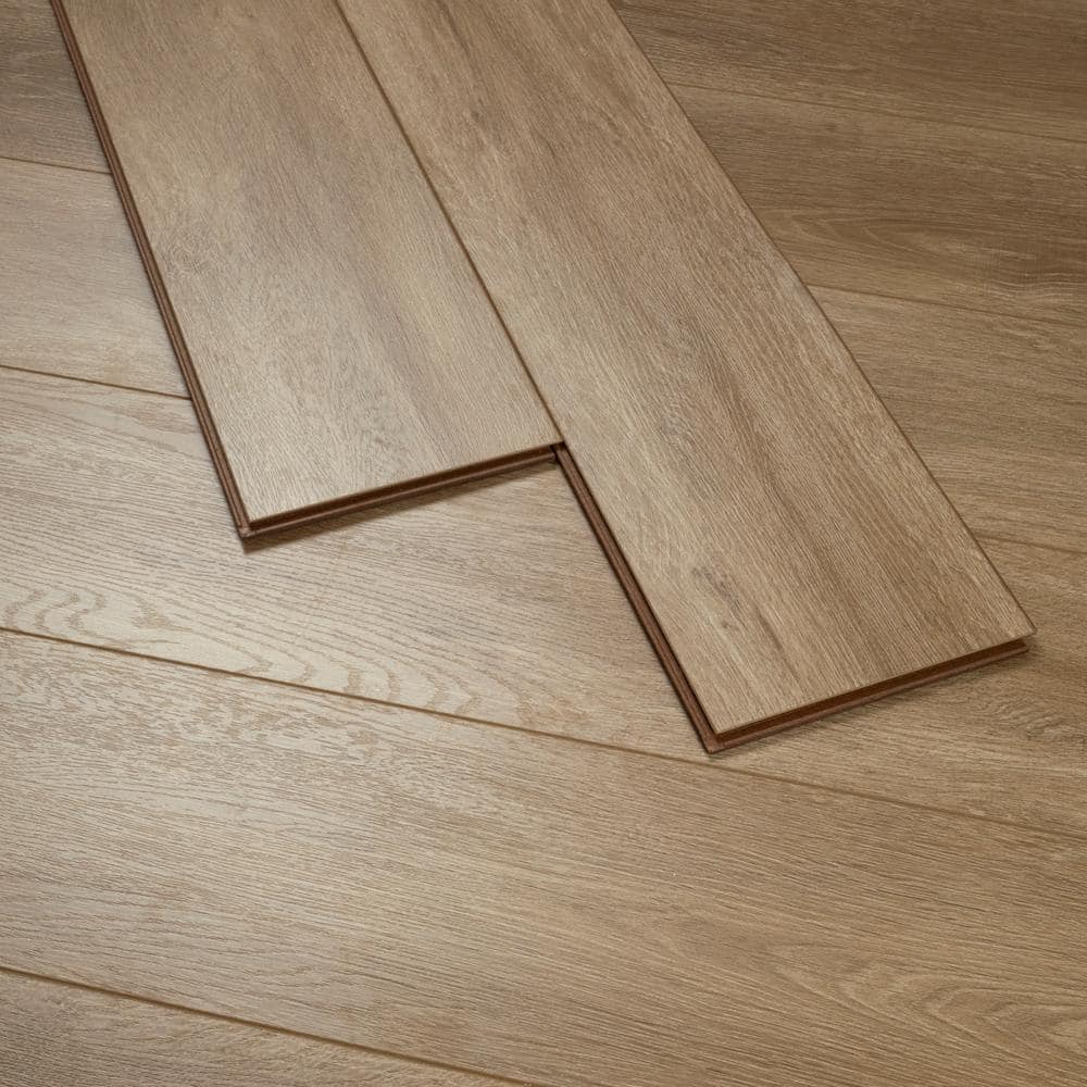 MSI Lauren Springs Oak 9.9 mm T x 7.72 in. W x 47.87 in. L Waterproof Laminate Flooring (17.92 sq. ft./Case)