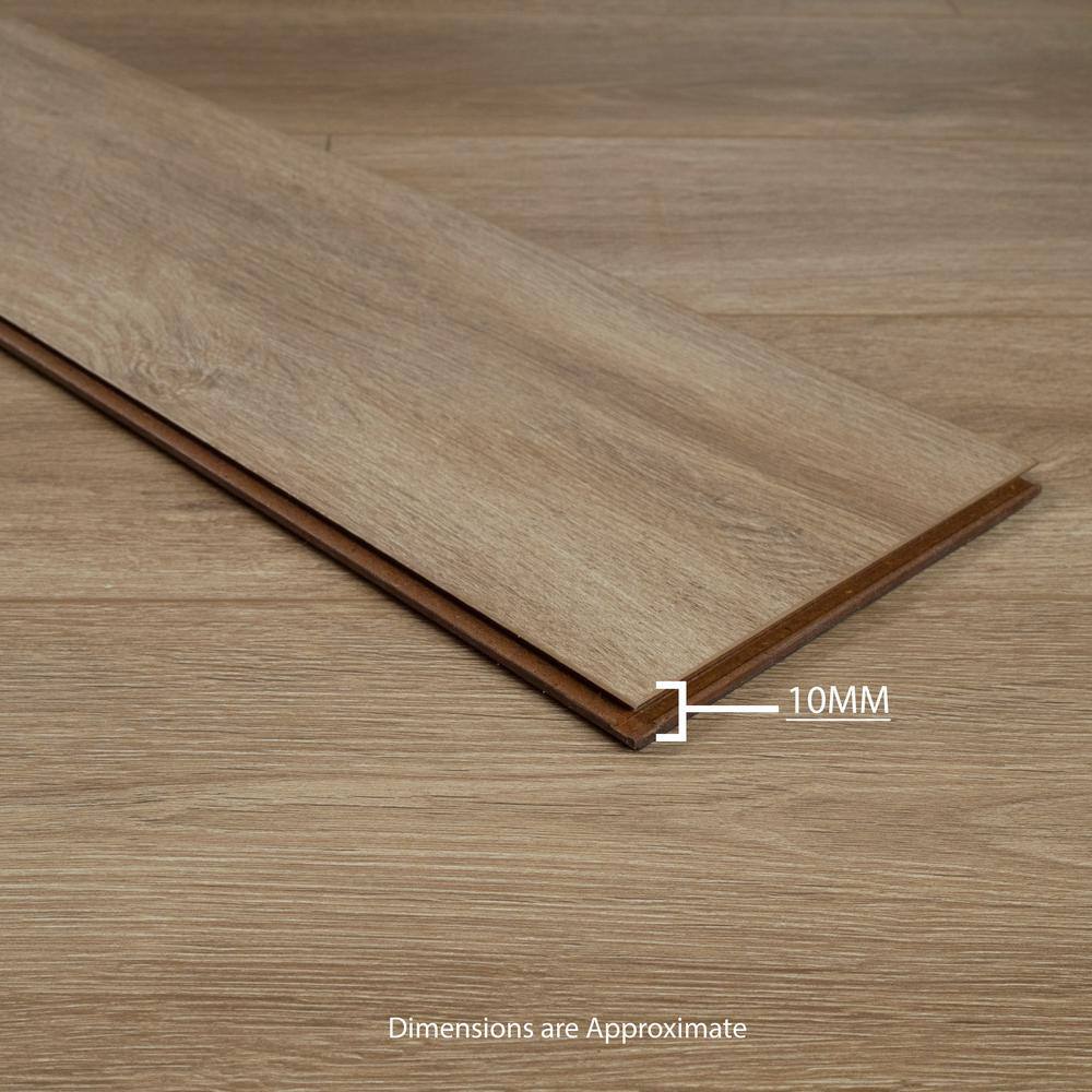 MSI Lauren Springs Oak 9.9 mm T x 7.72 in. W x 47.87 in. L Waterproof Laminate Flooring (17.92 sq. ft./Case)