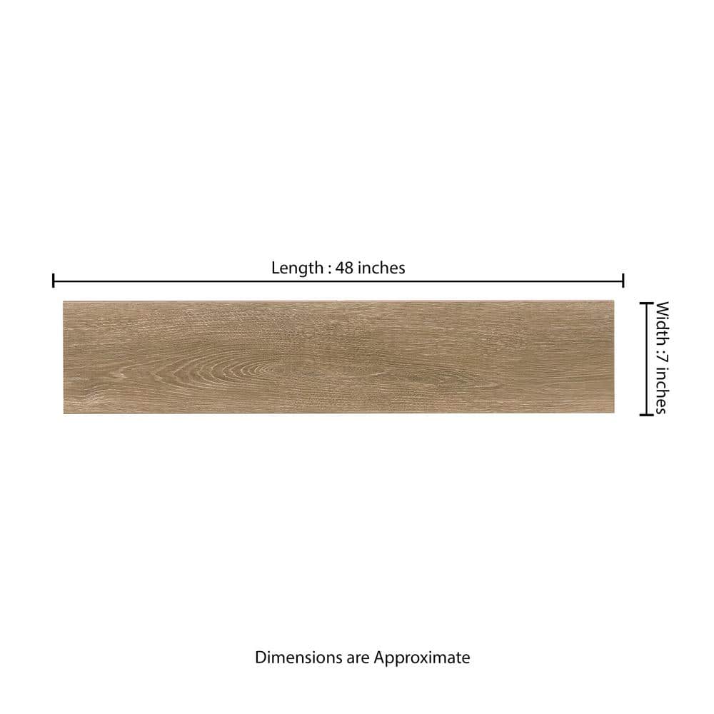 MSI Lauren Springs Oak 9.9 mm T x 7.72 in. W x 47.87 in. L Waterproof Laminate Flooring (40 cases/716.8 sq. ft./pallet)