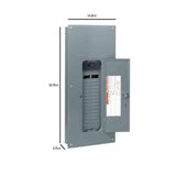 Square D Homeline 150 Amp 30-Space 60-Circuit Indoor Main Breaker Plug-On Neutral Load Center with Cover, Surge SPD - Value Pack