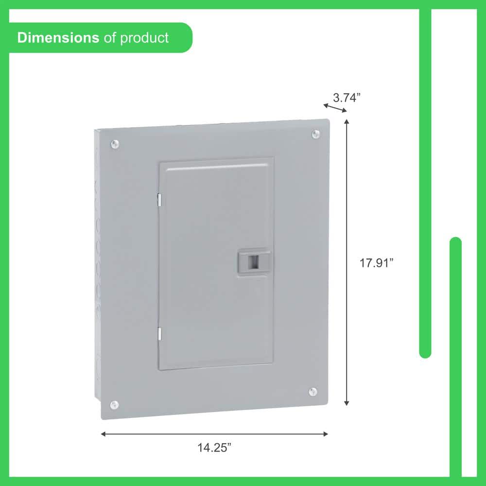 Square D Homeline 125-Amp 12-Space 24-Circuit Indoor Convertible Plug-On Neutral Load Center - HOM1224L125PC